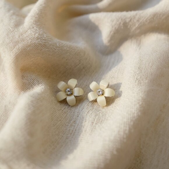 Croft & Barrow Flower Post Earrings - Picture 1 of 4